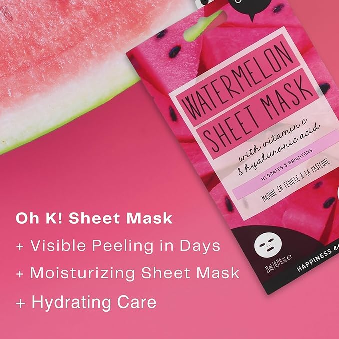 Sheet Mask - Watermelon by Oh K! for Unisex - 1 Pc Mask
