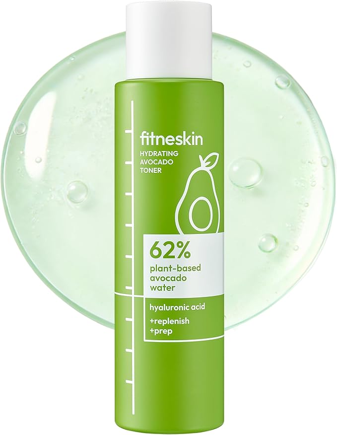 Hydrating Avocado Toner, 5.1 Fl Oz (150ml) –62% Plant-Based Avocado Extract + Hyaluronic Acid – Alcohol-Free, Fragrance-Free, Vegan, Dermatologist-Tested, Korean Skincare