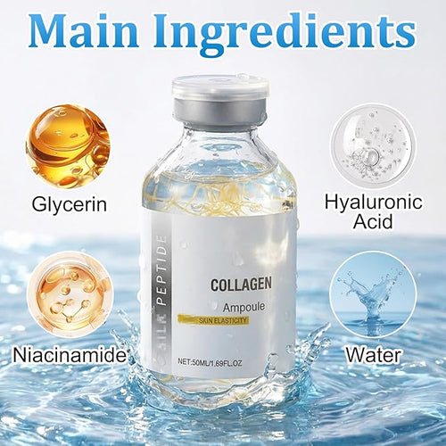 2PCS Peptide Lifting Ampoule - Collagen Peptide Intensive Lifting Serum, Korean Anti Aging Serum, smooths wrinkles, improves elasticity, Moisturizes, firms and lifts