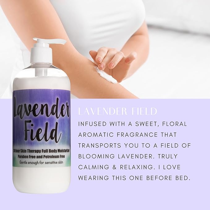 The Lotion Company 24 Hour Skin Therapy Lotion Combo Kit, Lavender Field (B00G0UBFKS)