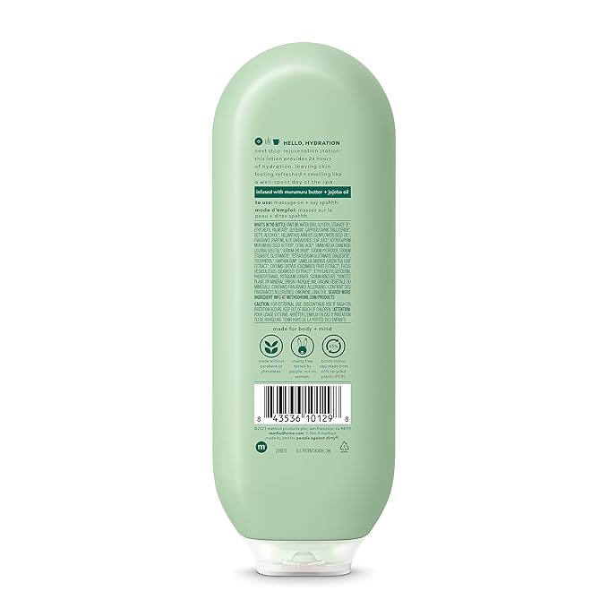 Method Daily Lotion, Daily Zen, Moisturizer for 24 Hours of Hydration, 13.5 fl oz (Pack of 1)