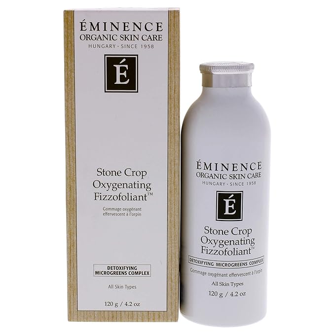 Stone Crop Oxygenating Fizzofoliant by Eminence for Unisex - 4.2 oz Exfoliator