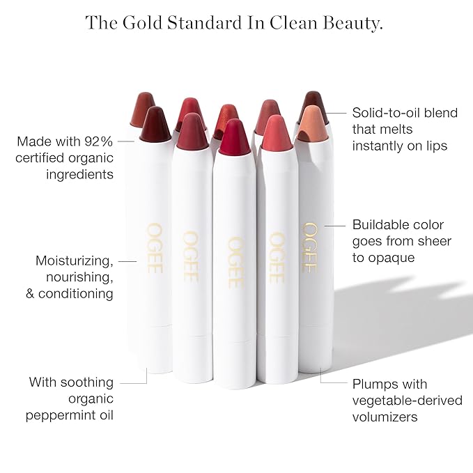 Ogee Tinted Sculpted Lip Oil, Linnea (Pack of 2)
