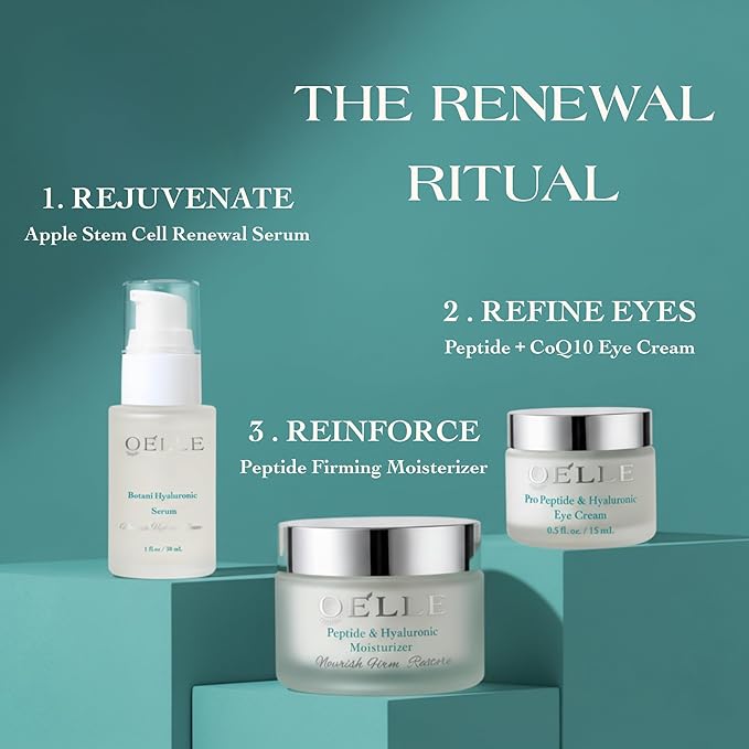 Serum – Botani Hyaluronic, Organic Anti-Aging Face Serum with Plant Stem Cells, Botanical Hyaluronic Acid & Vitamin C & Vitamin E – Hydrating, Brightening & Firming for Radiant Skin