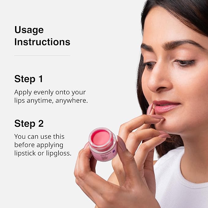 Cureskin Tinted Lip Balm for Women and Men | Hydrates & Protects for Lip Tint with Beetroot, Carrot & Strawberry | Lip Lightening Balm for Dark Lips | Tinted Lip Balm for Dark Lips to Lighten