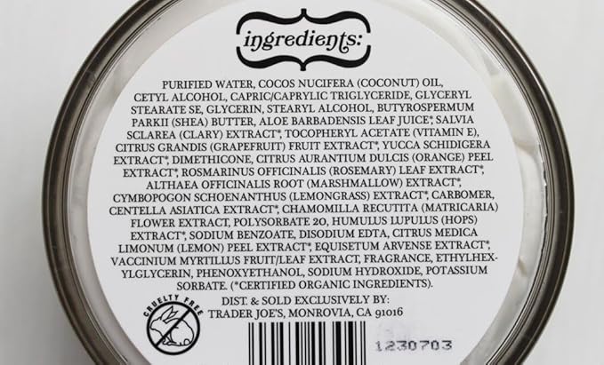 Trader Joe's Coconut Body Butter, 8 Ounce (Pack of 2)