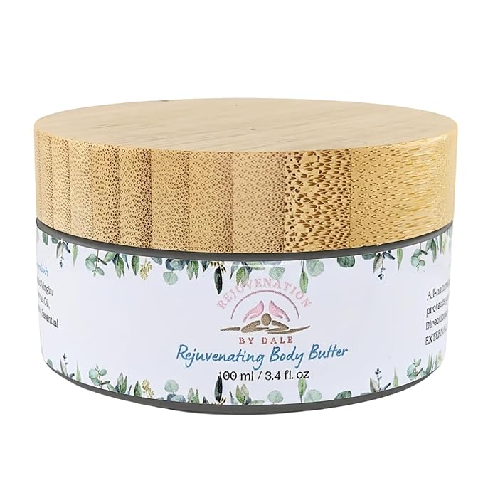 Dale's Natural Body Butter - Non-Greasy Lotion Moisturizer - Hydrating & Nourishing for Dry Skin - Shea, Mango & Coconut Oil Blend - Vegan & Cruelty-Free - Suitable for Entire Body - 100ml