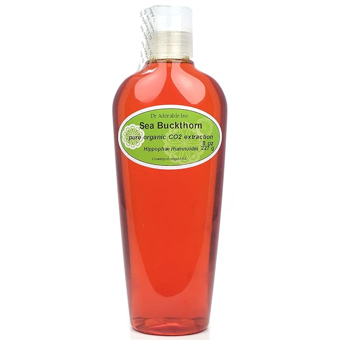 Dr Adorable - 8 oz - Sea Buckthorn Oil - 100% Pure Natural Premium Organic (Co2 Extracted)
