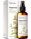 Gya Labs Peppermint Hydrosol - 3.4 Fl Oz - Hydrating Face & Body Mist for Skin Toner & Hair Refresher - As Pillow, Room & Linen Spray for Fresh Scent