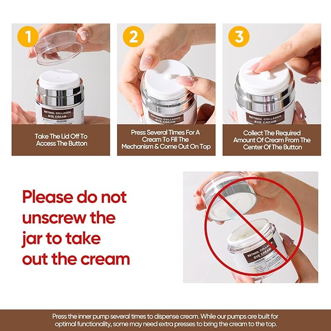 Dark Circle Eye Cream for Women Who Often Stay Up Late: Reduces Puffiness and Bags Under Eyes - with Caffeine Retinol Niacinamide