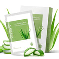 Aloderma Hydrating Sheet Face Masks with 87% Organic Aloe Vera - 5 pack Moisturizing Facial Masks with Hyaluronic Acid & Bergamot Oil for Nourished, Radiant Skin - Aloe Vera Natural Skincare