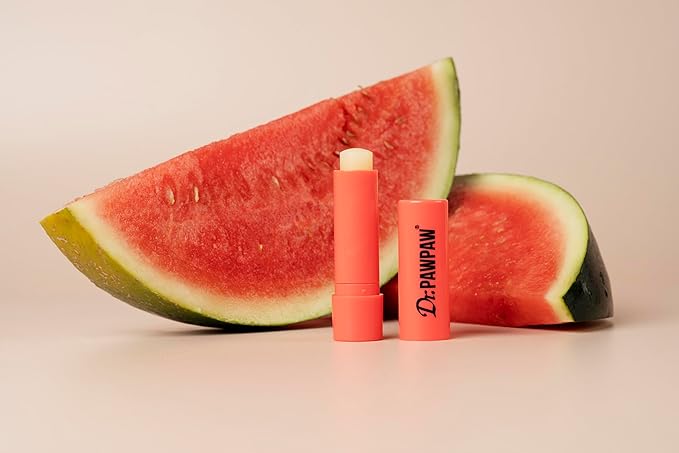 Dr. PawPaw Lip Balm - Hydrating Lip Balm Moisturizer with Aloe Vera for Deep Nourishment - Castor Oil Enriched - Watermelon - 0.13 oz