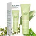 Mung Bean Foam Cleanser, pH-Balanced Purifying Face Wash, Gently Cleanses Excess Oil & Dirt for Smooth, Refreshed Skin, Daily Facial Cleanser for Oily & Combination Skin