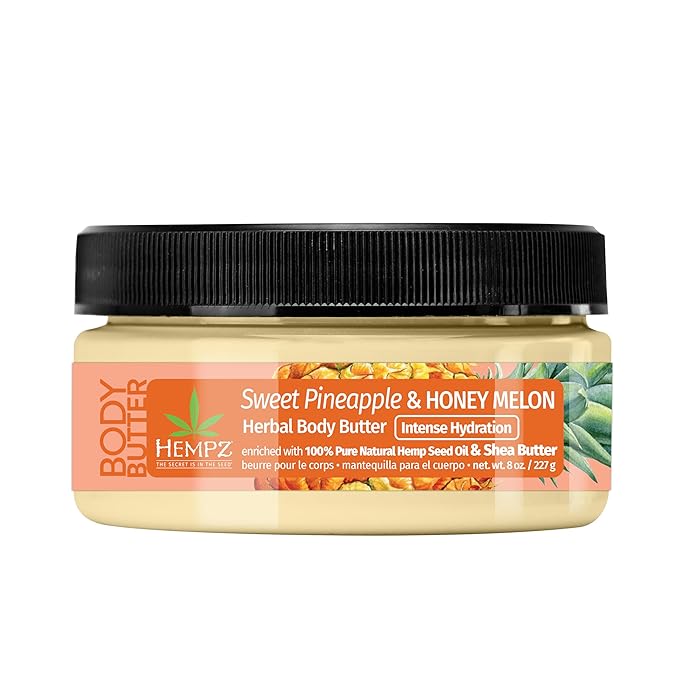 Hempz Sweet Pineapple & Honey Melon Herbal Body Butter 8 oz.