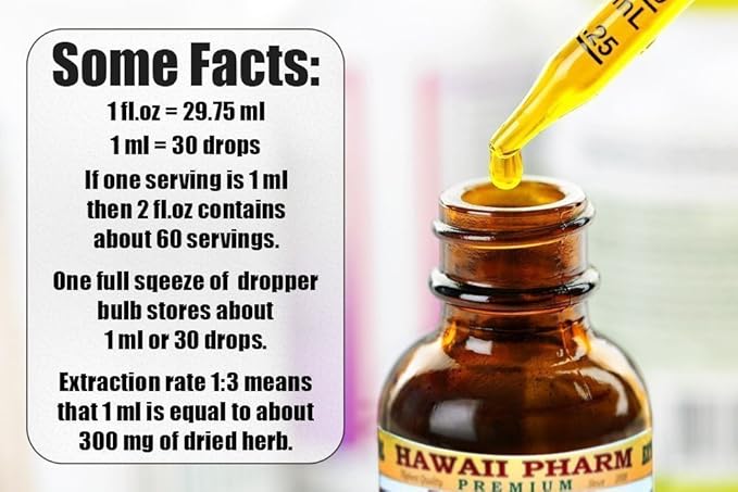 Hawaii Pharm Witch Hazel Alcohol-Free Liquid Extract, Witch Hazel (Hamamelis Virginiana) Dried Leaf Glycerite Natural Herbal Supplement, USAt 4x4 fl.oz