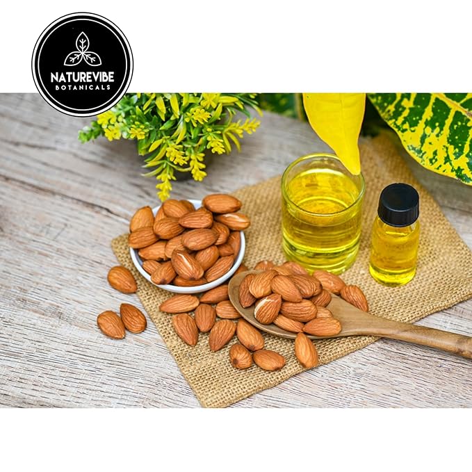 Naturevibe Botanicals Jojoba Oil 32oz and Sweet Almond Oil 32oz | Oil Combo