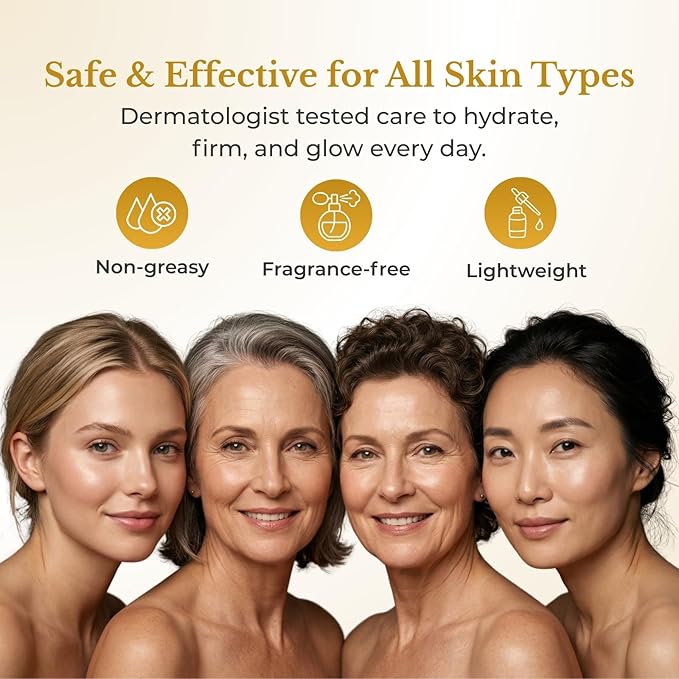 Anti Aging Serum Matrixyl 3000 with Hyaluronic Acid, Peptide Collagen & Argireline – Best Deep Wrinkle Repair & Hydrating Face serum – All skin types Korean Matrixyl Serum 1.01 Fl Oz