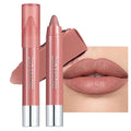 Dusty Mauve Pink Cream Lipstick Lip Crayon, Hydrating Lipstick for Women, Smooth Natural Color Tinted Lip Balm & Lip Crayon Liner in One, Buildable Color with Soft Finish, 04