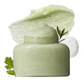 WHIPPED VEGAN SCRUB 210g (7.40 oz) – Soft as Gelato Texture, Enriched with Ceramide, Shea Butter & Niacinamide | 10x Finer than Sugar Scrubs | for Face & Body (Mugtree(Mugwort + Teatree))