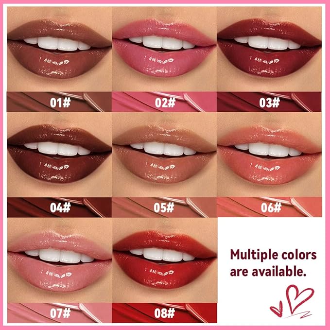 1Pc Dark Brown Butter Lipstick Tinted Lip Balm, Shine Moisturizing Plumper Lipstick for Women,Natural Nourishing Hydrating Lip Gloss Stain for Dry Lips,Lightweight Lip Liner Care Vegan Makeup