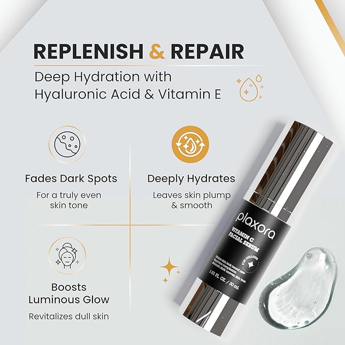 Vitamin C Brightening Serum – Anti Aging Face Serum with 15% 3-O-Ethyl Ascorbic Acid + 2% Arbutin + Peptide Complex & HA, 30 mL / 1.01 fl oz