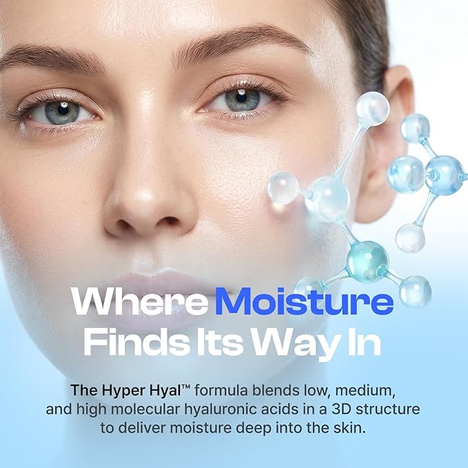 re:nk Hyper Hyal Plumping Toner – Deep Hydrating Face Toner with Hyaluronic Acid, Panthenol and Glycerin, Lightweight Moisturizing Facial Water for Radiant and Smooth Skin (6.76 fl oz)