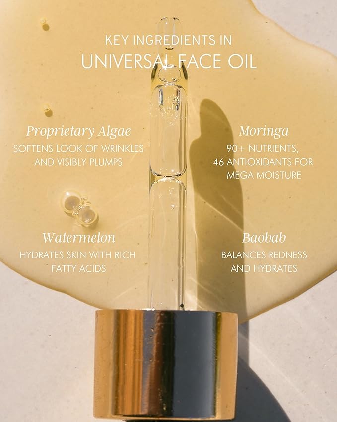 MARA Universal Face Oil – Hydrating & Anti-Aging Face Oil with Algae, Moringa & Superfood Oils – Glow-Boosting Facial Oil to Plump, Firm & Smooth Skin (1.2 oz | 35 ml)