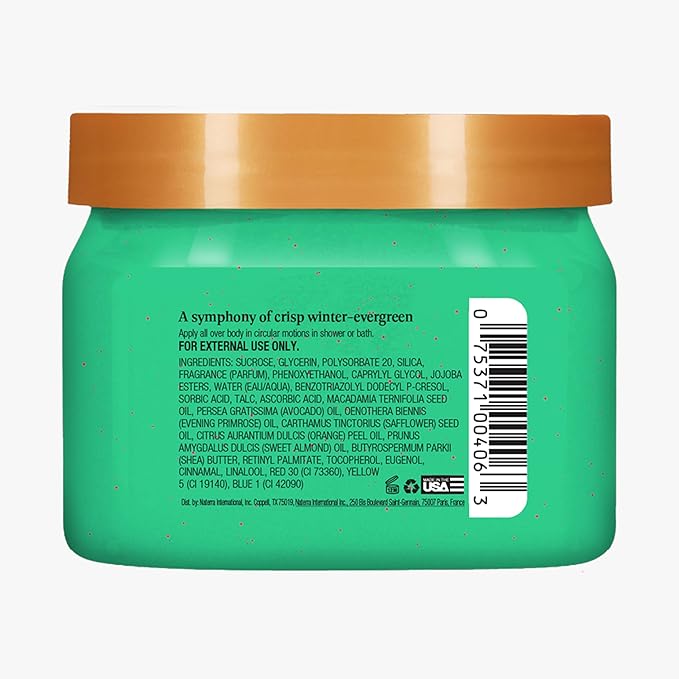 Tree Hut Mistletoe Magic Shea Sugar Scrub, Exfoliating, Hydrating & Moisturizing Body Scrub with Shea Butter & Nourishing Essential Oils, Smooth & Soften Skin, Limited Edition Holiday, 18 oz