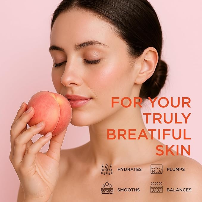 Princess Belle Peach Whipped Shea Body Butter, Body Moisturizer for Dry Skin, Smell Goods for Women, Leaves Skin Feeling Moisturized and Soft-200ml(6.8 floz)