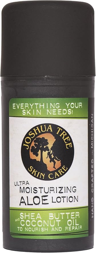 JOSHUA TREE Natural Ultra Moisturizing Lotion with Organic Aloe, Shea Butter, and Coconut Oil
