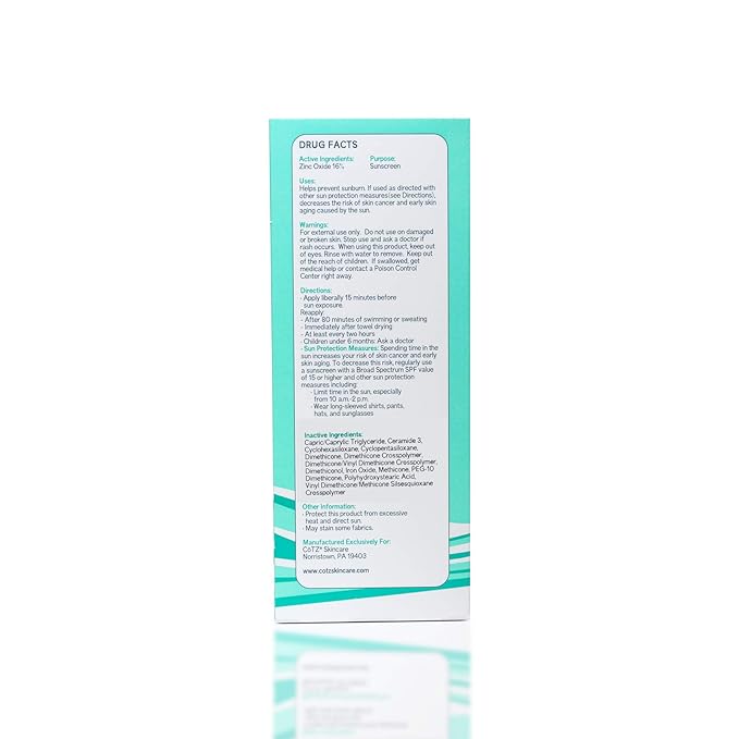 CoTZ Face Moisture Lightly Tinted Mineral Sunscreen Broad Spectrum SPF 35; 1.5 oz / 42.5 g