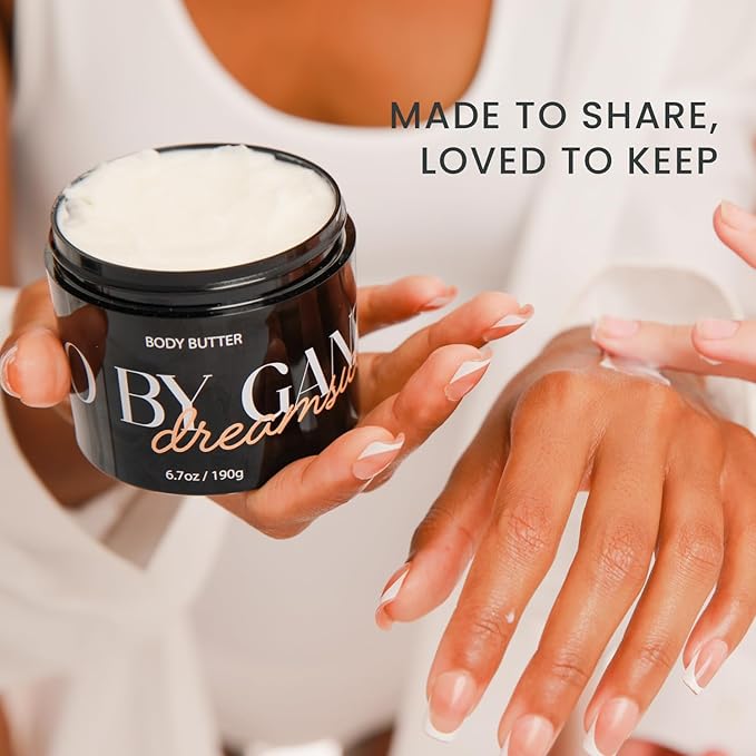 Dreamsicle Whipped Body Butter, Deeply Hydrating & Rejuvenating, with Shea Butter, Mango Butter & Cocoa Butter, 6.7 oz, Made in USA