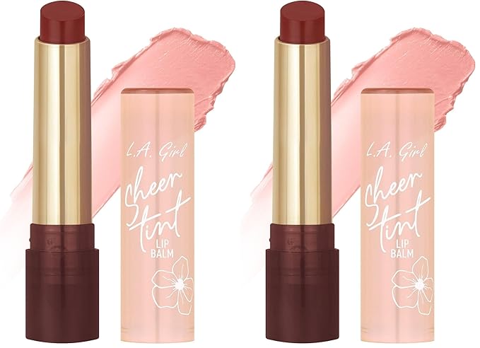 L.A. Girl Sheer Tint Lip Balm, Sheer Nude GLC602 (Pack of 2)