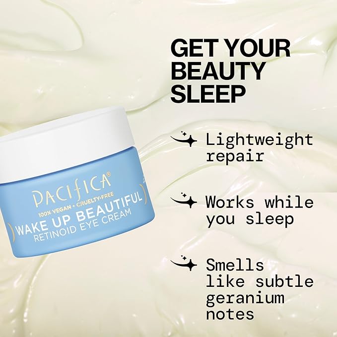 Pacifica, Eye Cream Wake Up Beautiful Retinoid, 0.5 Fl Oz