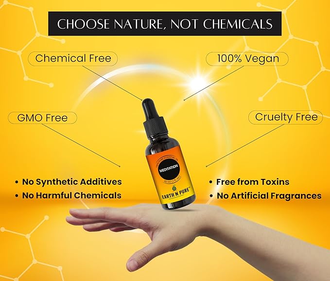 Earth N Pure Essential Oil Blend for Meditation 15 ml