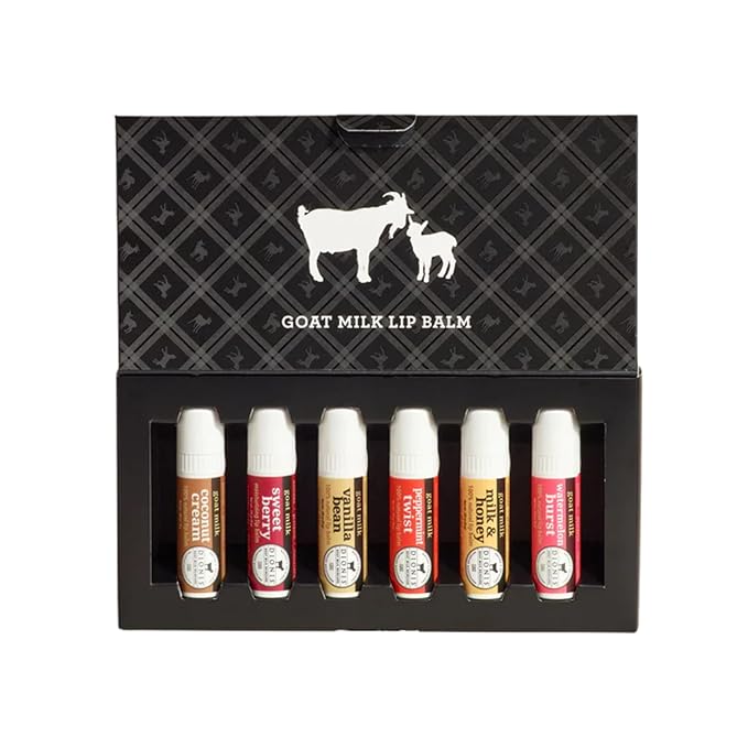 Dionis Goat Milk Lip Balm Candy Box 0.28oz (Pack of 6)