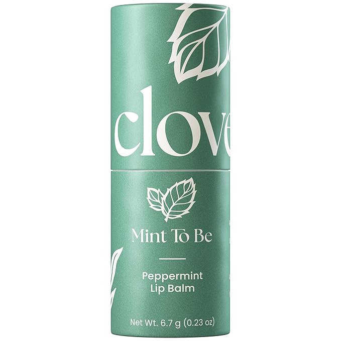 Cloven Tallow Lip Balm, Deep Hydration for Lips, Face & Dry Skin | Natural Grass-Fed, Organic Ingredients, Nourishes & Protects | Peppermint | Made in the USA
