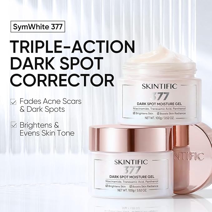 SKINTIFIC Dark Spot Moisture Cream, Brightening Moisturizer, Fades Dark Spots, Hyperpigmentation, 5X Ceramide Barrier Repair, 24H Hydration, Non-Greasy, 3.52 OZ (Pack of 1)