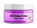 Jersey Botanical Shea Sugar Body Scrub – Exfoliating, Hydrating & Moisturizing Skin Care with Shea Butter, Smooth & Soften Skin, 8 oz (Birthday Cake)