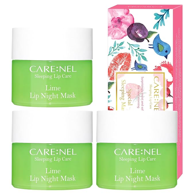 CARE:NEL Lip Sleeping Mask 5g - Lip Balm Overnight Care Treatments Korean Skin Care (Lime3)