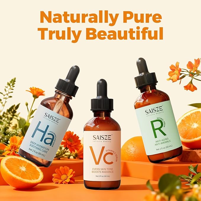 Vitamin C Serum for Face, Facial Serum for Dark Spot, Skin Care Gifts for Women, Mothers Day gifts, Anti Aging with Vitamin C, Hyaluronic Acid, 60ml