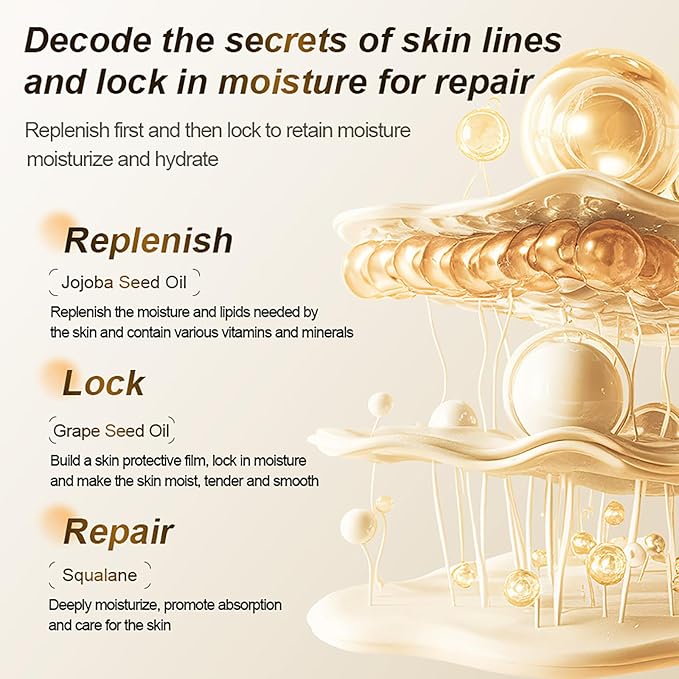 PORCOPE Facial Moisturizing Essence Oil - Facial repair, Anti-Aging and Moisturizing Facial Serum Contains Squalane Vitamin E and Plant Essential Oils Effectively Protect Your Skin 1 fl.oz/30ml