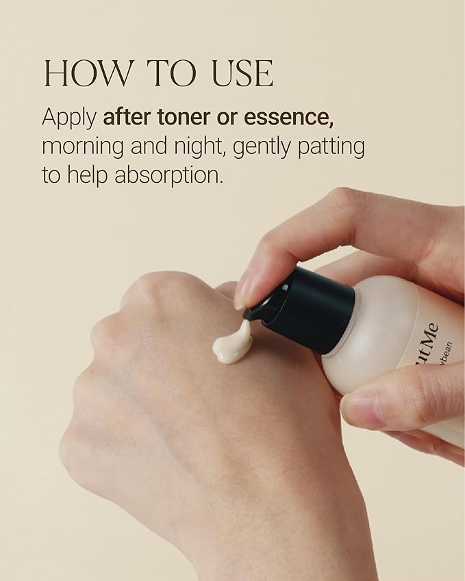 About Me Glycine Soybean Core Serum - 13 Peptides + Soy Protein Firming Serum, Lightweight Emulsion for Fine Lines & Elasticity, Squalane Niacinamide Ceramide NP, All Skin Types, 1.69 oz (50ml)