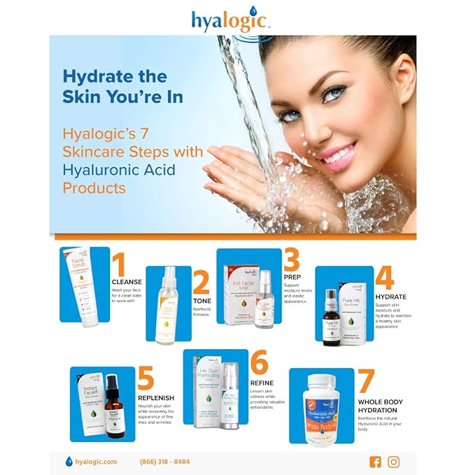 Hyalogic Rose Toner - Alcohol-Free Facial Toner with Hyaluronic Acid & Aloe Vera - Amazing Face Astringent for All Skin Types - Facial Toner to Boost Brightness & Softness (4 fl oz)