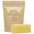 Plant Guru Raw Cocoa Butter 1 lb. Bar - 100% Pure Natural Unrefined FOOD GRADE Arriba Nacional Cacao Bean, Great For Chocolate Making, Soap, Lip Balm and Moisturizer For DIY Body Butters