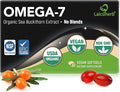 Organic Omega 7 Sea Buckthorn Oil Capsules - Omega 7, 3-6-9 Supplements for Skin, Eye, Hair & Nail Health, Hydration & Wellness Support，USDA-Certified, 30 Softgels, Travel-Friendly