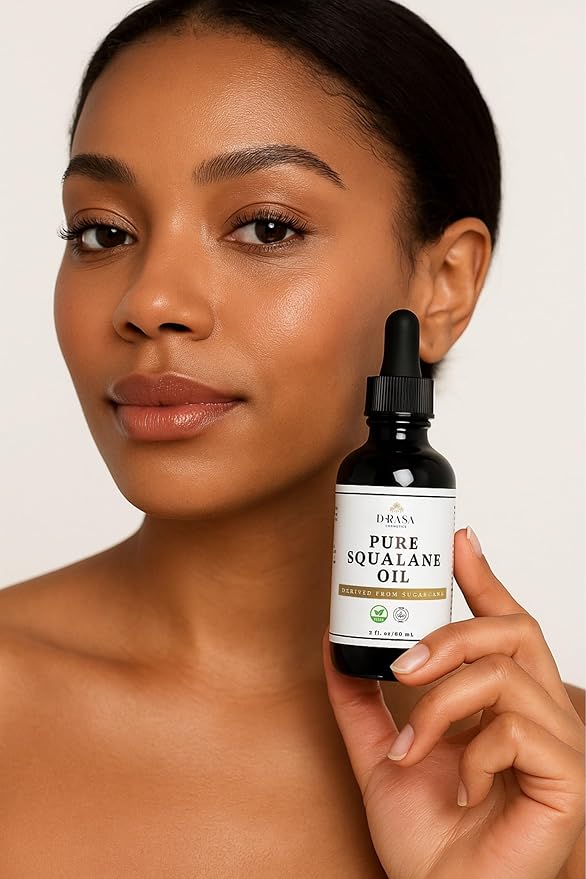 Pure Squalane Oil Moisturizer with 100% Sugarcane Derived Squalane for Face, Body, Skin and Hair - Face Oil 2 fl. oz.