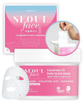 DERMAL Seoul Face Ceramide 5-Min Quick Sheet Mask 36 Count Bulk, Korean Morning Hydrating Pull-Out Dispenser with Tweezers, Skin Barrier Support Face Mask for Makeup Prep, Panthenol Vegan Tencel