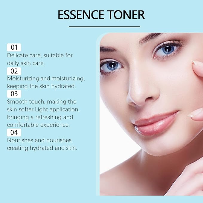 HOYGI Toner for Face, Hydrating Toner for Skin Boosting, Soothing and Deep Hydration, Fit for All Skin Types, 4 Fl. Oz, Glass Bottle