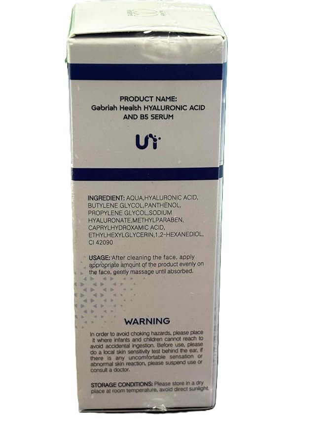 Hyaluronic Acid Serum 20% + B5 Serum for Face, Deep Hydration Skin Care, Plumping Moisturizer, Anti Aging, Lightweight, Fragrance Free, 1 fl oz